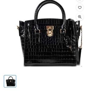 • - Michael Kors Hamilton Studio Leather & Suede Hamilton Crossbody bag leather